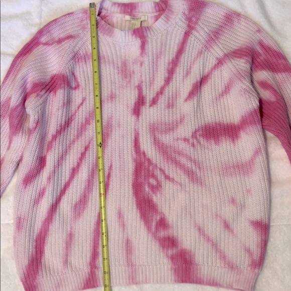 Pink Tie Dye Sweater Size Small - Picture 9 of 10